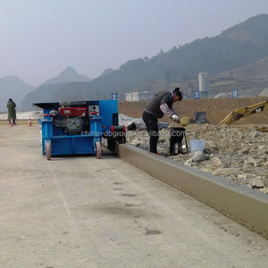 Đường bê tông lề đường và máng xối Máy lề đường làm máy Đường cao tốc slipform lề đường máy với động cơ - Product Image 3