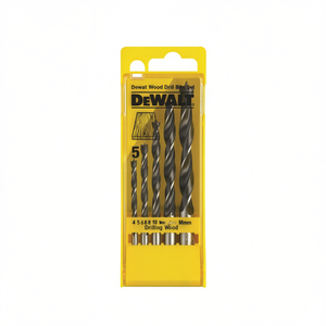 Juego de brocas para madera Dewalt de 4, 5, 6, 8 y 10 mm para taladrar madera - Product Image 2