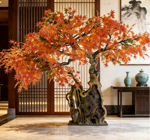 <span class=keywords><strong>Arbre</strong></span> artificiel en érable, grand centre commercial, hôtel, grande plante en pot, décoration d'<span class=keywords><strong>arbre</strong></span> artificiel, paysage de réalisation de souhaits - Product Image 5