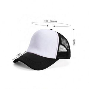 Gorra de béisbol de malla de espuma de algodón unisex al por mayor con logo personalizado, bordado liso, impresión, gorra de camionero, gorra de golf de malla personalizada - Product Image 3