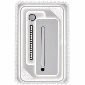 <span class=keywords><strong>Ventilateur</strong></span> de plafond LED moderne intelligent sans pales avec lumière pour salon, télécommande incluse, idéal pour chambre à coucher et usage domestique - Product Image 5