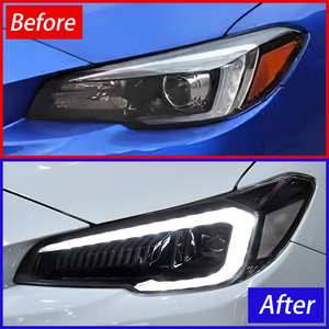 Conjunto de Faros Delanteros LED para <span class=keywords><strong>Subaru</strong></span> <span class=keywords><strong>Impreza</strong></span> <span class=keywords><strong>WRX</strong></span> 2008-2020, Luz Intermitente Secuencial, Plug and Play, Accesorios para Automóviles - Product Image 3