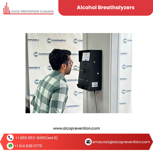 เครื่องตรวจวัดแอลกอฮอล์ในลมหายใจ Alco Prevention Canada Br-LGX-IS อายุการใช้งานยาวนาน ใช้งานง่าย แม่นยำสูง โหมดแบบไม่สัมผัส - Product Image 4