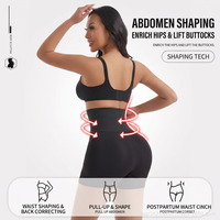 Pantalon gainant taille haute pour femme, rehausseur de hanches et de fesses, effet ventre plat et lifting des fesses