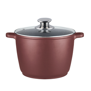 Olla Profunda Antiadherente <span class=keywords><strong>de</strong></span> <span class=keywords><strong>Granito</strong></span> <span class=keywords><strong>de</strong></span> 16.0 Litros, Estilo Coreano, 32x21cm, Olla <span class=keywords><strong>de</strong></span> Aluminio Fundido a Presión con Aspecto <span class=keywords><strong>de</strong></span> Mármol, Utensilios <span class=keywords><strong>de</strong></span> Cocina <span class=keywords><strong>de</strong></span> Metal - Product Image 3