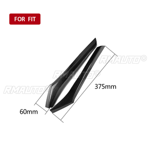1 paire de couvre-phares en fibre de carbone véritable pour Honda Fit Jazz 2014 2015 2016, accessoires de voiture - Product Image 4