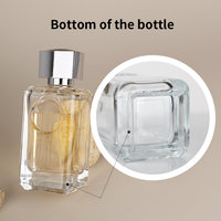 Flacon de parfum en verre givré avec logo personnalisé, 100 ml, flacons de luxe avec pompe pulvérisatrice pour huile de parfum, flacon pulvérisateur avec emballage en boîte