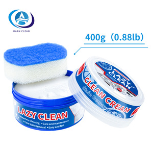 Daan in Stock Premium 400g Multi-functional <strong>Cleaning</strong> Cream for Leather Furniture and Shoes with Sponge - Product Image 1