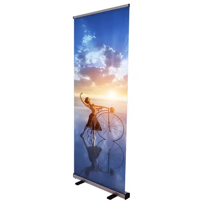 New style Advertising promotion pull up banner Logo show vertical pop up banner
