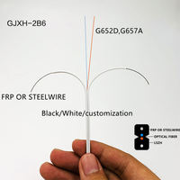 Inti penguat kabel optik berbentuk kupu-kupu GJXH/GJXFH | Kabel Serat Optik dengan Anggota Penguat FRP Non-Logam