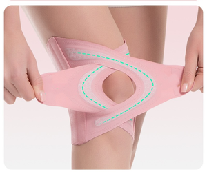 Rodilleras protectoras multideportivas ajustables finas ligeras transpirables profesionales para adultos para ejercitador todas las estaciones - Product Image 2