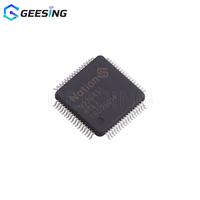 Geesing ARM Cortex-M4F MCU 32 bits 144 MHz 256 Ko Flash LQFP-64 avec ADC 3x5Msps 2xDAC CAN de qualité industrielle N32G451RCL7