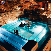 Leyu – feuille de verre en plastique acrylique pour piscine