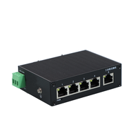 Switch Ethernet Unmanaged 5-port 10/100mbps dari Pabrik Shenzhen, 2 Tahun Garansi, Full-duplex & Half-duplex 10gbps