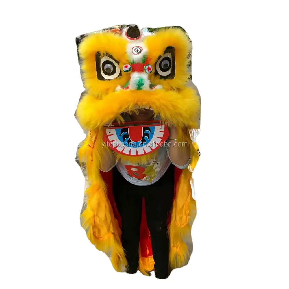 Traditional chinese lion dance costume lion dance body lion dance equipment