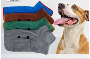 Bata de Baño para Pollos de Bambú, Absorbente Automática, de Secado Rápido, Ropa para Exteriores - Product Image 2