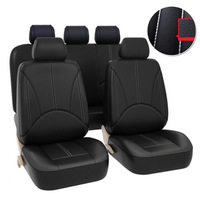 Housses de siège de voiture en cuir de luxe universelles les plus vendues Housse de siège complète pour honda/toyota
