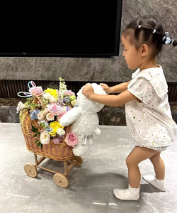 Cesto in vimini per passeggino, cesto portaoggetti, cesto per fiori, accessori per fotografia, giocattoli per bambini, decorazione da scrivania per <span class=keywords><strong>compleanno</strong></span> di neonati - Product Image 1
