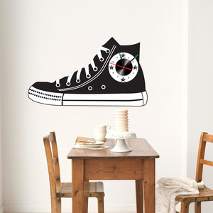 Creativo Auto-adhensive Orologio <span class=keywords><strong>Da</strong></span> <span class=keywords><strong>Parete</strong></span> 3D Sticker Breve Grandi Dimensioni Quarzo Soggiorno Acrilico Antico Stile Digitale Singola Faccia - Product Image 3