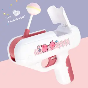 Stok komik ilginç yaratıcı lamba ışığında say i aşk u yeni oyun oyuncak ile şeker hediye çocuklar için kız arkadaşı lolipop oyuncak tabanca