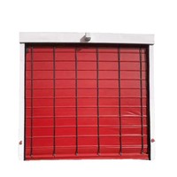 Porte rapide en PVC à empilage, haute vitesse, automatique, sécurisée, électrique, design industriel, résistante au vent, vente chaude en Chine