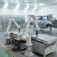 Bras robotique collaboratif SHENGXIN FR5, moteur 6 axes, charge utile de 5 kg, acier inoxydable, haute précision, industriel, automatique, vision PLC