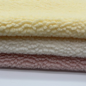 Nhà Máy Chất Lượng Cao 100% Polyester Sherpa Len Lông Cừu Sang Trọng Vải Cho Áo Khoác Mùa Đông - Product Image 3