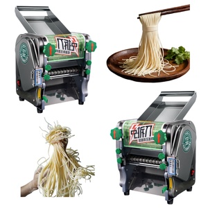 Machine à pâtes électrique pour la fabrication de nouilles fraîches, presse à pâtes, coupe-pâtes pour les types de nouilles ronds et plats - Product Image 1