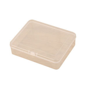 Rectangular Transparent Pp Plastic Storage <b>Box</b> <b>With</b> <b>Lid</b> For Stationery And Fishing Gear 5 Sizes Set - Product Image 5