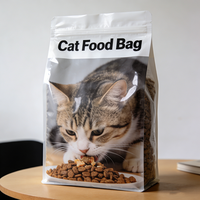 Sachets d'emballage colorés pour friandises pour chiens, pochettes verticales, échantillons gratuits, emballage de collations thermoscellable, sacs PE pour aliments savoureux pour animaux de compagnie