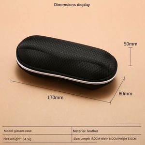Estuche Rígido para Gafas de Sol con Cierre, de EVA Negro Reticulado, Accesorios para Gafas Deportivas, Venta al Por Mayor - Product Image 6