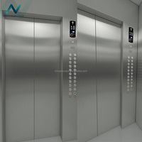 Ascenseur résidentiel personnalisable avec écran LCD, petite salle de machine, cabine de luxe pour usage domestique et commercial