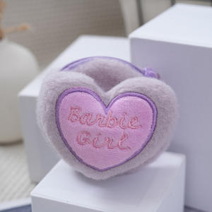 Monedero de Felpa con Forma de Corazón al por Mayor de Fábrica, Bolsa Pequeña para Guardar Lápiz Labial y Auriculares, Unisex, para Niños y Adultos, para Tarjetas Bancarias y Llaves - Product Image 2