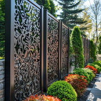 HIMOWAY Bestseller Outdoor Lasergeschnittene Platten Aluminium Edelstahl Industriedesign Gartenzaun Geländer Terrasse Balkon