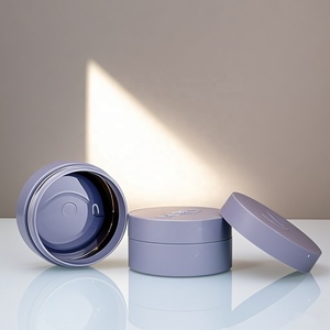 Cosmetic Packaging 30ml 50ml 100ml 120ml 200ml 250ml 500ml Amber clear PET <b>Plastic</b> <b>Jar</b> with Gold Sliver Black <b>Plastic</b> Cap - Product Image 6