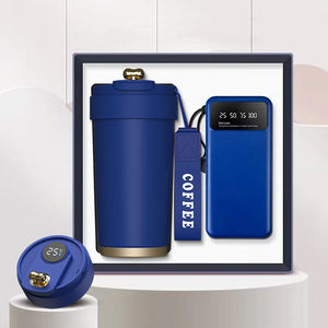 Taza Inteligente Aislada con Cargador Portátil, Regalo Duo, Taza de Café de Cerámica Mate, Batería Externa, Set de Bienvenida para Hostelería, Venta al por Mayor - Product Image 1