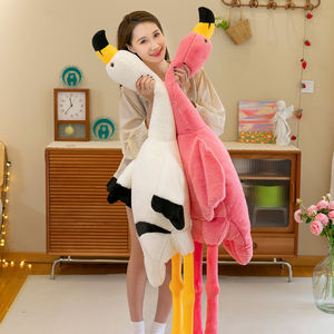 Neues Design Plüsch-Flamingo Tierspielzeug Riesen-Flamingo-Kissen Plüsch-Spielzeug gefülltes Wurf-Spielzeug Plüsch-Flamingo-Puppenkissen - Product Image 3