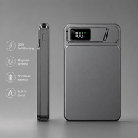 Nuevos Productos 2026: Batería Externa Magnética Inalámbrica Ultrafina con Pantalla a Color Inteligente, Carga Rápida PD de 20W, 5000 mAh, con Soporte