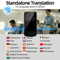 Dispositif de traduction IA personnalisé en usine avec écran tactile, traduction en temps réel de photos et de texte, 160 traducteurs IA intelligents ChatGPT en ligne