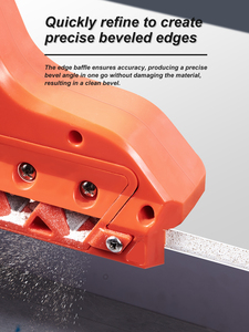 <span class=keywords><strong>Raboteuse</strong></span> <span class=keywords><strong>d</strong></span>'<span class=keywords><strong>angle</strong></span> en V de qualité industrielle, rabot à biseau à 45 degrés, dispositif de chanfreinage personnalisable OEM pour plafond en plaques de plâtre - Product Image 6