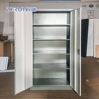 Armoire de classement en acier pour bureau, double porte, verrouillable, en métal, personnalisable, vente en gros