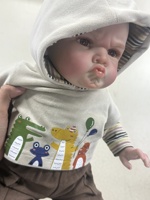 Yeezwood nouveau 45cm Reborn bébé poupées corps entier Silicone jouet réaliste nouveau-né bébé souple Silicone Reborn bébé poupée pour les filles