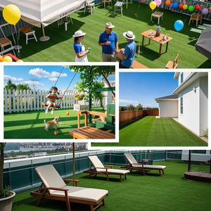 <span class=keywords><strong>Gazon</strong></span> artificiel <span class=keywords><strong>vert</strong></span> extérieur de 35 mm d'épaisseur, tapis en <span class=keywords><strong>gazon</strong></span> synthétique de qualité supérieure pour usage commercial et résidentiel - Product Image 6
