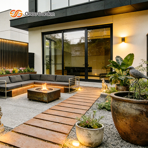 Rusty corten maceta decoración de jardín maceta/Corten Steel Rusty Planter - Product Image 5