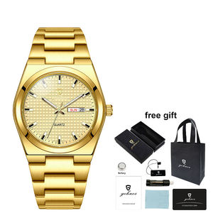 Reloj de Pulsera de Lujo para Hombre Gohuos 58807, Relojes de Pulsera de Cuarzo Originales Resistentes al Agua para Hombre, Reloj para Hombre, Montre Homme, Caja, Bolsa, Paquete - Product Image 5