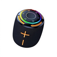 Nouveau tissu pour haut-parleur portable 5.3 avec subwoofer et éclairage LED RGB pour l'extérieur, diaphragme coloré TWS X8D, cadeau