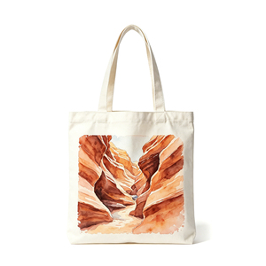 Bolsa de Compras de Lona Reciclada Resistente y Ecológica, con Logotipo Personalizado Impreso, Sublimación a Todo Color - Product Image 1
