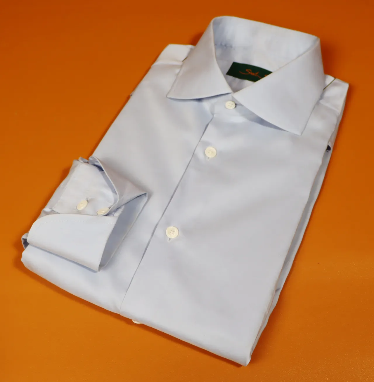 MTM High Quality Tailor Made Custom Business Shirt For Men 100% Cotton Blue Mens Dress Shirt