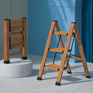<span class=keywords><strong>Escalera</strong></span> plegable <span class=keywords><strong>de</strong></span> aluminio <span class=keywords><strong>de</strong></span> <span class=keywords><strong>3</strong></span> escalones con pedales antideslizantes Estante <span class=keywords><strong>de</strong></span> estructura <span class=keywords><strong>de</strong></span> taburete <span class=keywords><strong>de</strong></span> <span class=keywords><strong>madera</strong></span> <span class=keywords><strong>de</strong></span> diseño moderno - Product Image 5