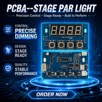 Développement et personnalisation de solutions PCBA pour projecteurs PAR de scène à changement de couleur en nid d'abeille, modification de la conception de circuits imprimés et service de clonage de circuits imprimés